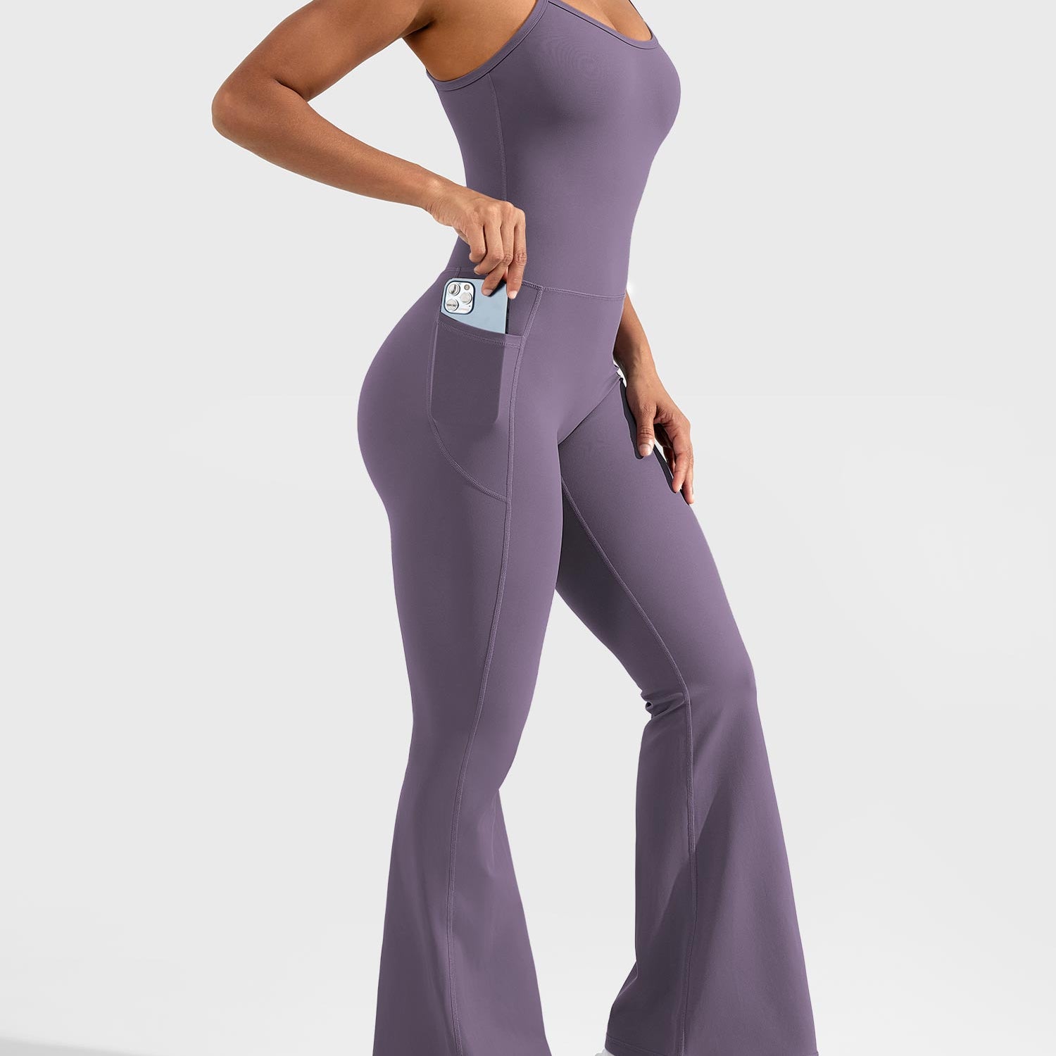 Yeoreo Mena Flared Jumpsuit with Side Pockets