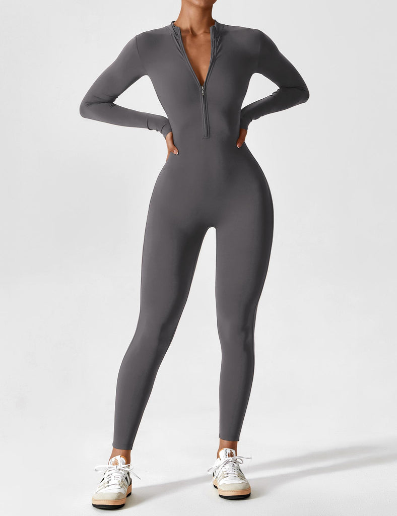 Long Sleeve Ladies Money Print Jumpsuits Bodysuits – Fur Factory