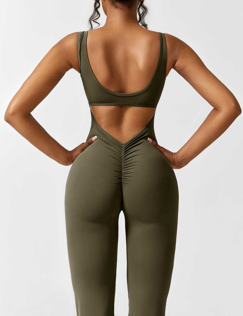 YEOREO Women Workout Jumpsuit Zip Up Romper Bottom Pants Long Sleeve  Bodysuit Bodycon Sexy One Piece : : Clothing, Shoes & Accessories