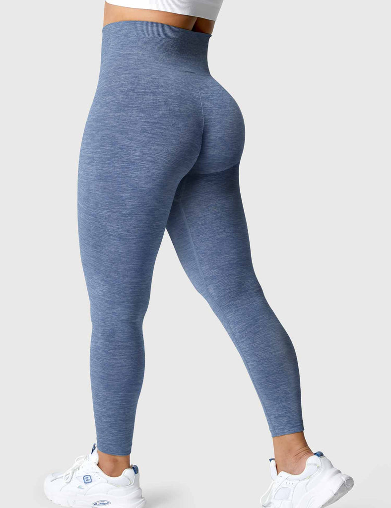 NVGTN Icy Blue Seamless Camo Leggings. Size Small.