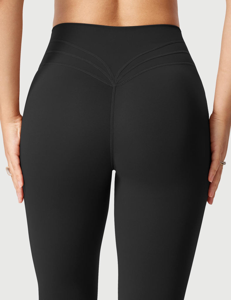 YEOREO Flare Leggings for Women Lynnie Bell Bottom Yoga Pants High Waisted  Tummy Control Bootcut Workout Leggings, #1 Black, X-Small : :  Clothing, Shoes & Accessories
