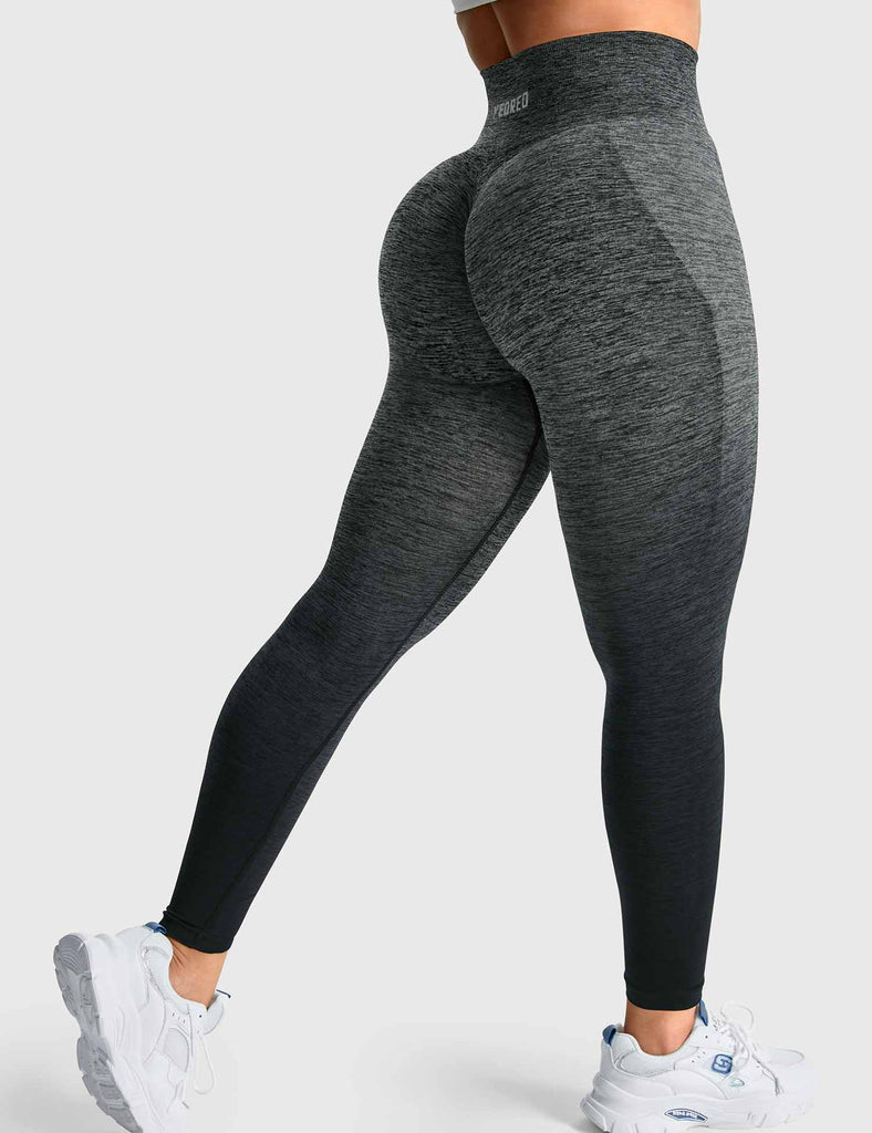 YEOREO Women High Waist Seamless Workout Leggings Gym Smile Contour Yoga  Pants A