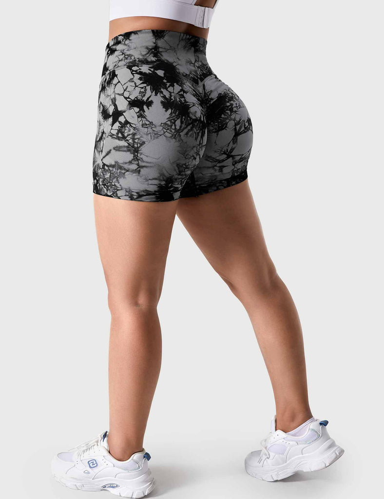 YEOREO Professional Women Workout Shorts 3.6 Scrunch X-Large, #1 Green