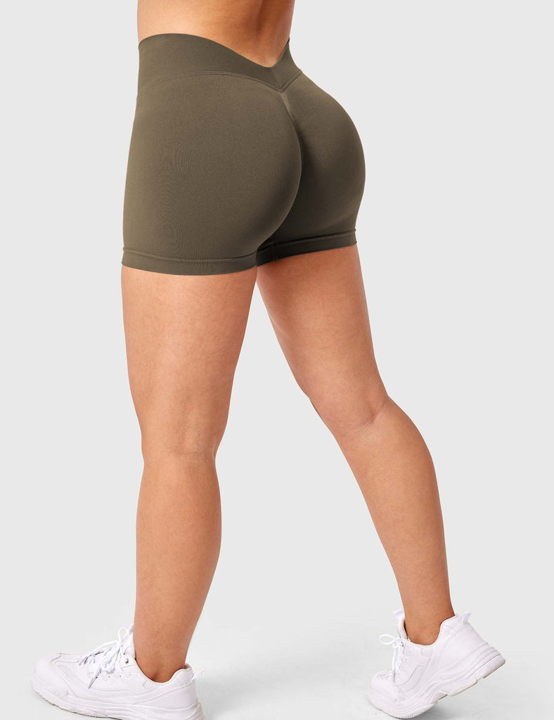 YEOREO Professional Women Workout Shorts 3.6 Scrunch X-Large, #1