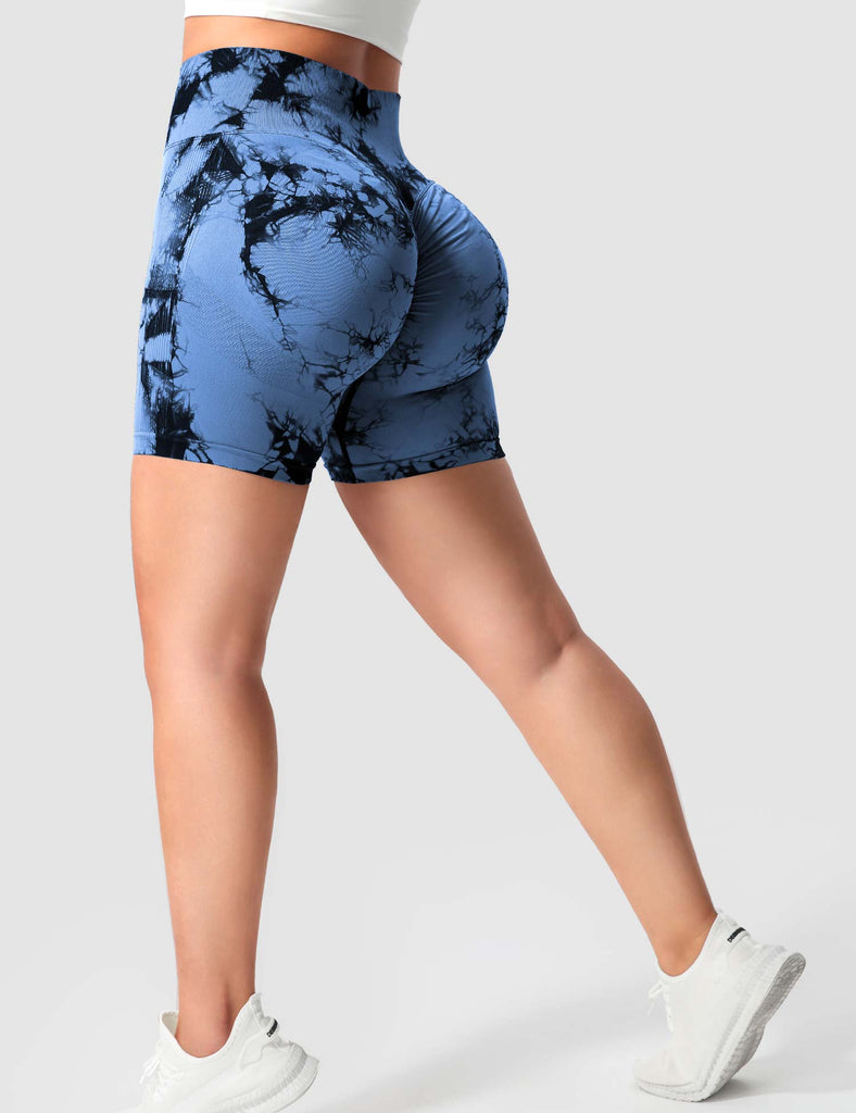 YEOREO Daze Workout Shorts Womens Scrunch Butt Gym Shorts for Women V Back  Booty Butt Lifting Biker Compression Shorts