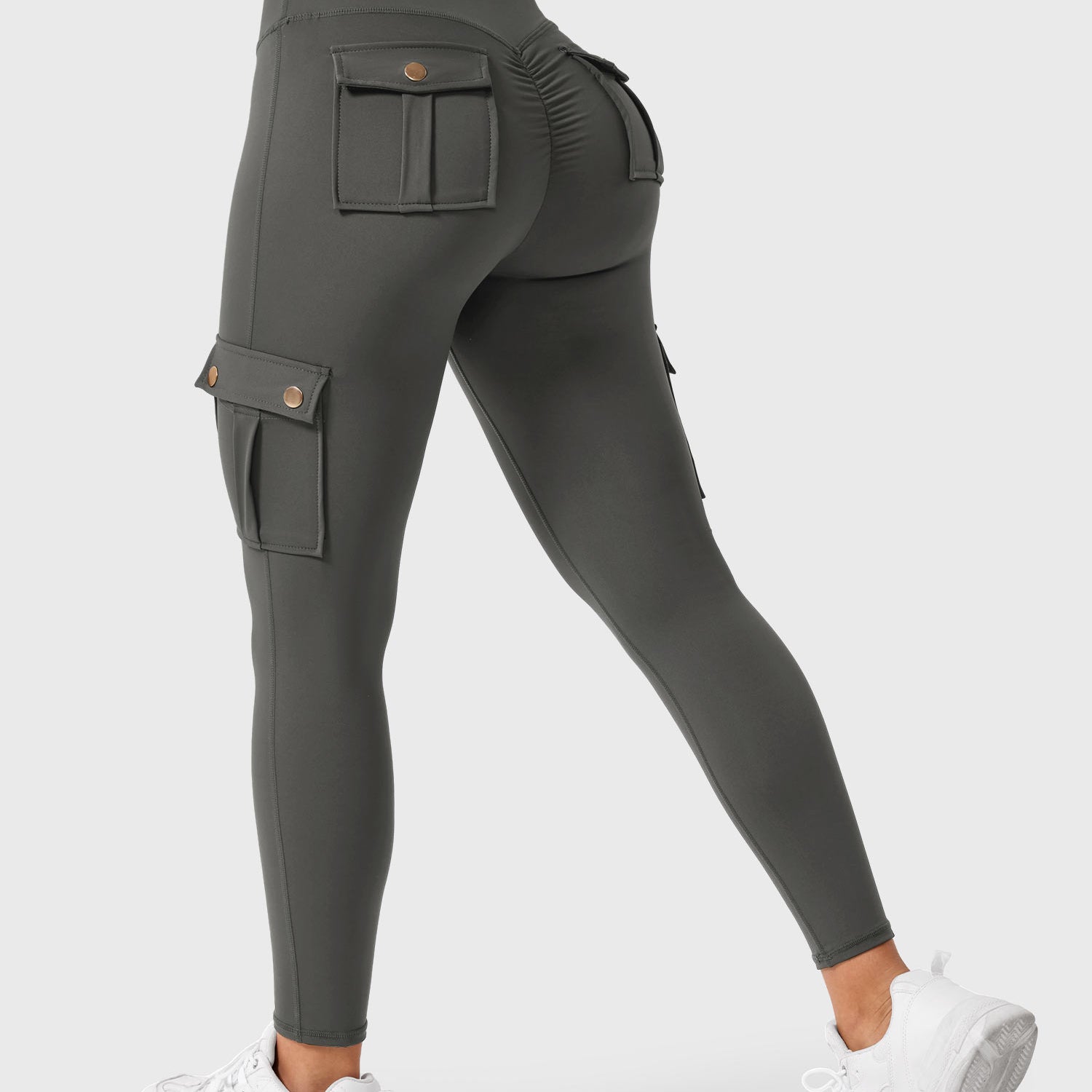 Yeoreo Cargo Scrunch Leggings with Pockets