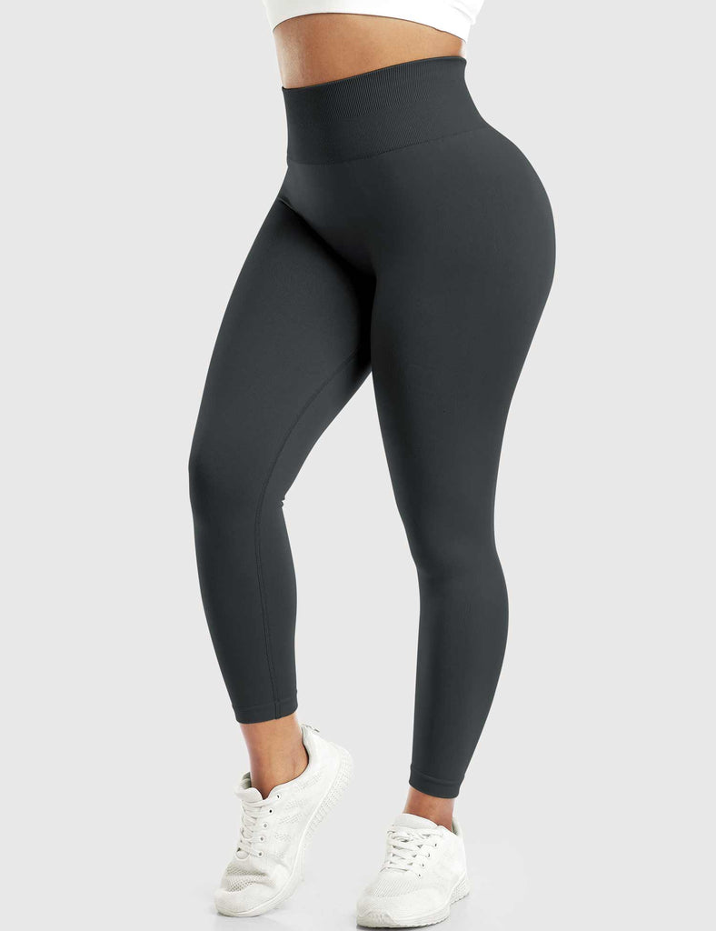 Yuyuzo Leggings for Women Seamless High Waisted Yoga Pants Non See Through  Workout Athletic Tights 