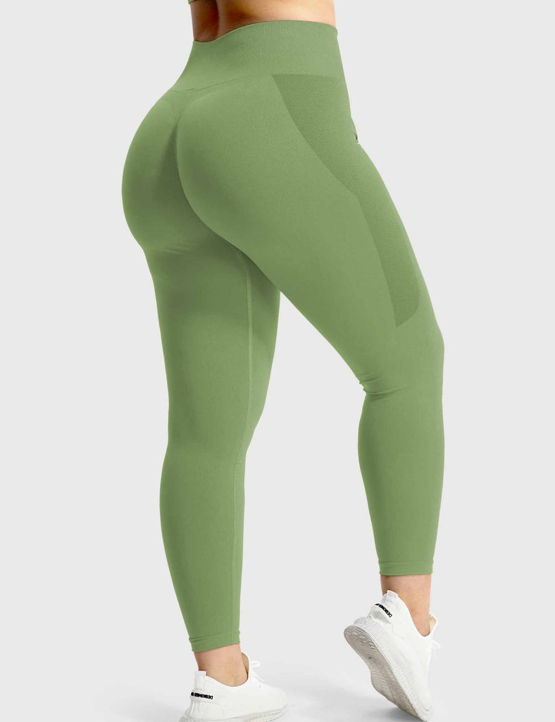 CCTor White Sexy Bubble Butt Seamless Leggings High Waist Push Up Sport  Fitness Gym Leggings Women Workout Running Pants-Brown-S : :  Clothing, Shoes & Accessories