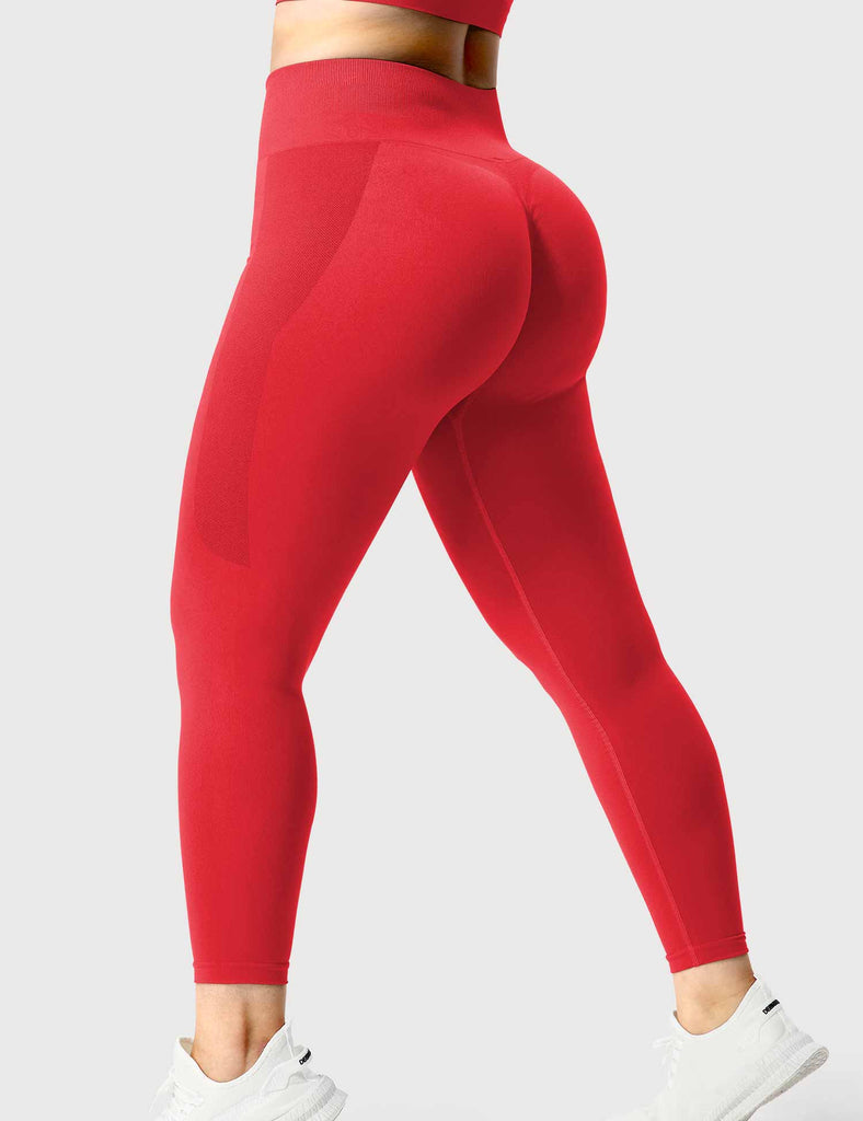 YEOREO Scrunch Butt Lift Leggings for Women Workout Yoga Pants Ruched Booty  High Waist Seamless Leggings Compression Tights Brow